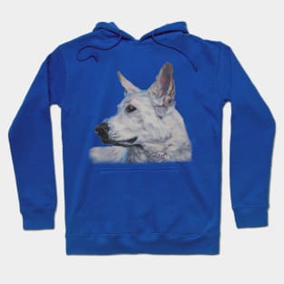 German Shepherd Fine Art Painting Hoodie